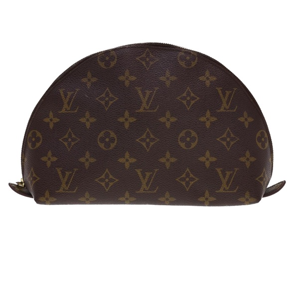 LOUIS VUITTON Monogram Trousse Demi Ronde Cosmetic Pouch M47520 LV Auth hk660 - Picture 13 of 16